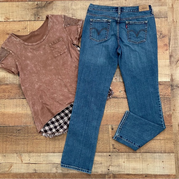 LEVIS 505 Straight Leg Jeans, Classic 5 Pocket Style - Picture 11 of 13